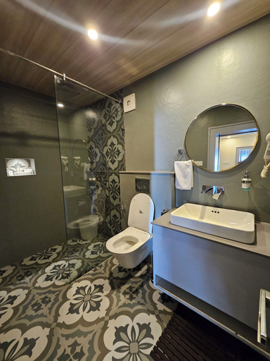 Bathroom 4, Hotel Mongas, Chamba