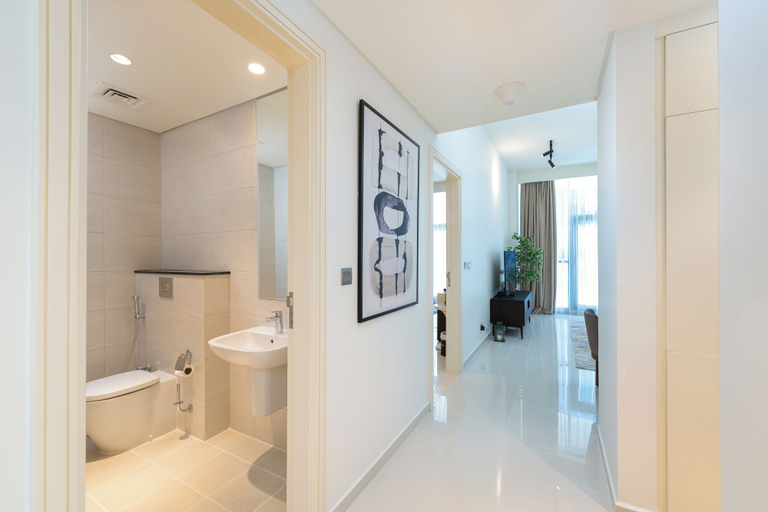 Bathroom 3, Marco Polo - Splendid 1BR Located in Business Bay, Dubai