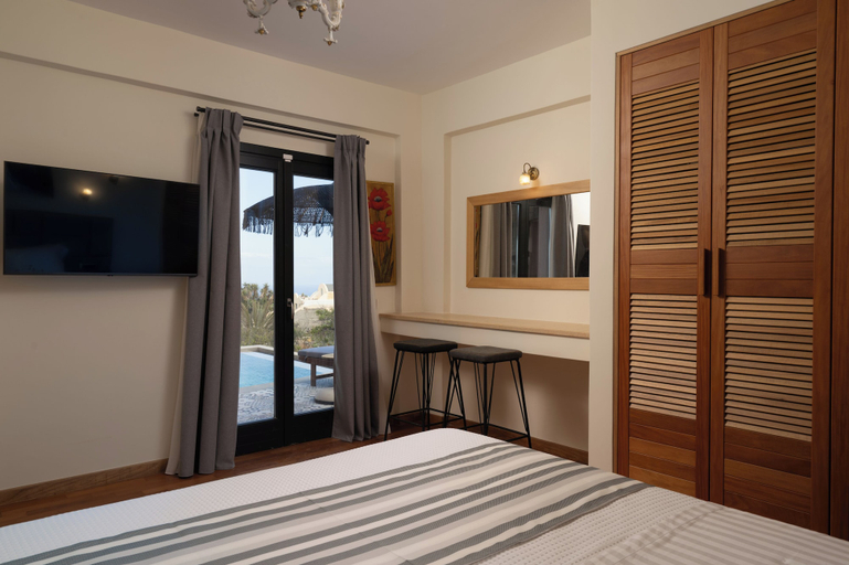 Bedroom 2, Golden Moments Luxury Stone Villas., South Aegean
