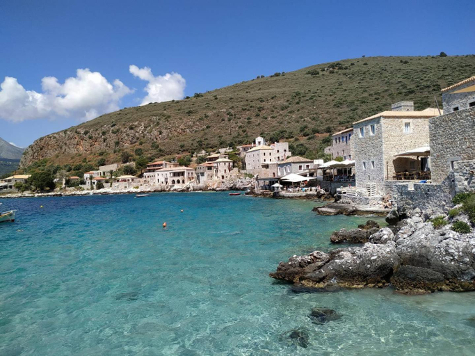 Exterior & Views 1, glamorous Villa- Stuning view at Oitylo gulf, Peloponnese