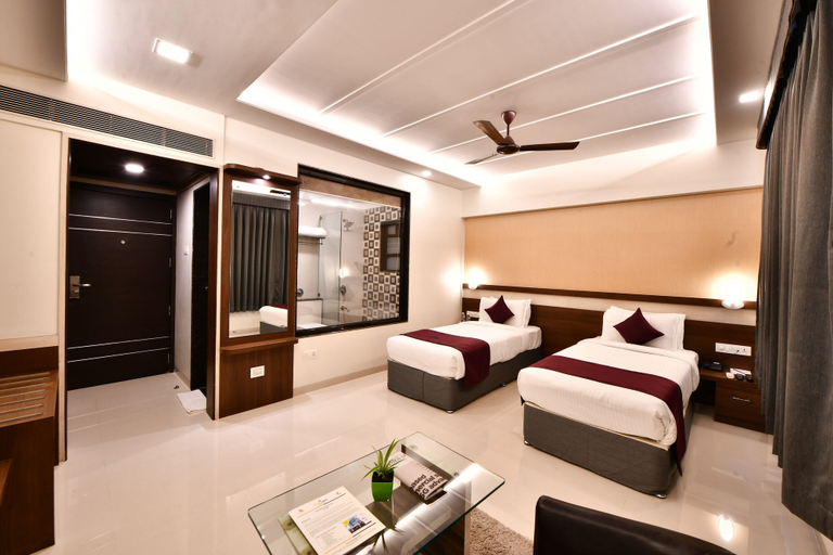 Bedroom 3, Click Hotel Sagar Plaza Chakan, Pune, Pune
