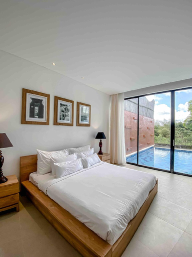 Bedroom 3, Spacious 3BR Villa with Private Pool in Nusa Dua, Badung