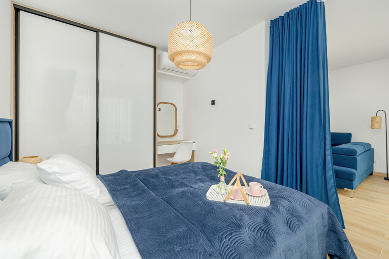 Bedroom 3, Blue Apartment With Sea View by Renters, Sławno