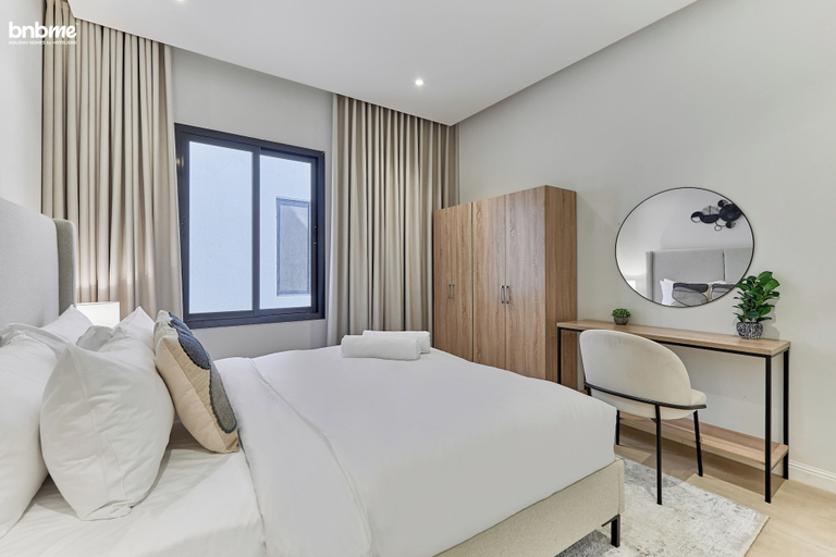 Bedroom 3, bnbmehomes-nr Riyadh Intl Convention-A17, Riyadh