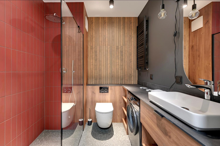 Bathroom, Prestige Apart Gdansk, Gdańsk City