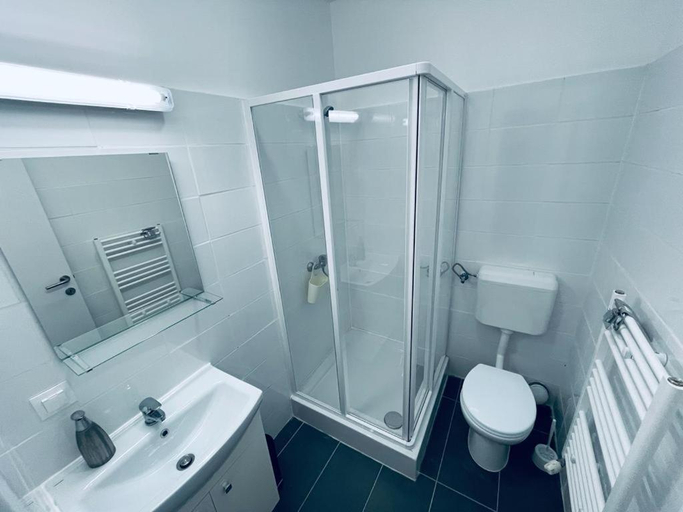Bathroom, Pensiunea CASA SPANDO, Marisel
