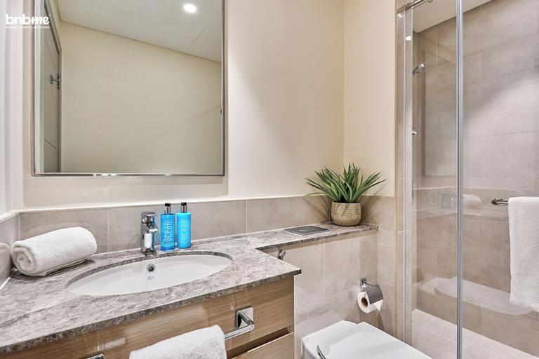 Bathroom, bnbme | Forte | 2 BDR, Dubai