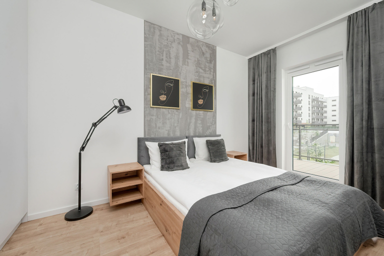 Bedroom 3, Stylish Apartment in Wroclaw by Renters, Środa Śląska