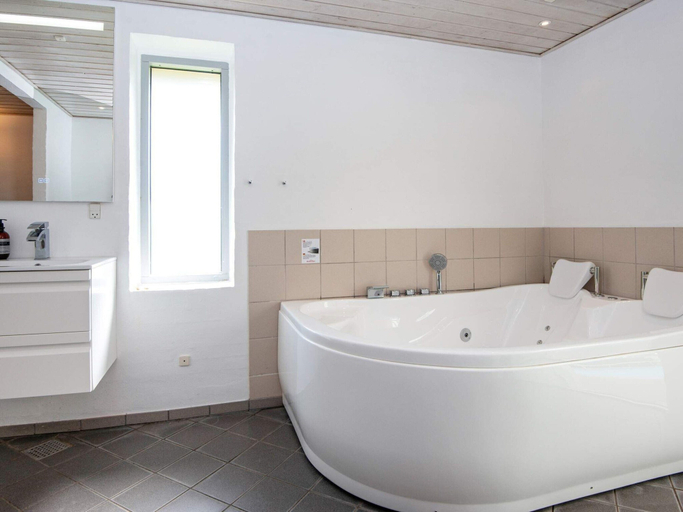 Bathroom, 4 Star Holiday Home in Knebel, Syddjurs