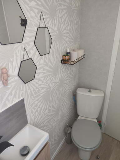 Bathroom, Akvarelo, Charente-Maritime