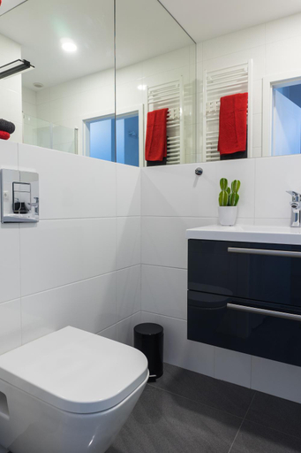 Bathroom, 3V Apartments, Warsaw