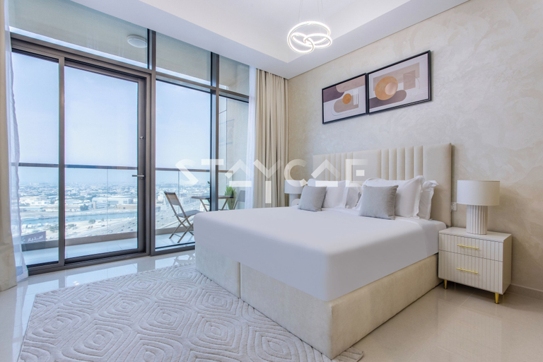 Bedroom 2, Staycae Holiday Homes - Aykon C, Dubai
