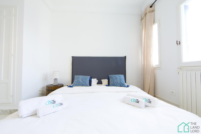 Bedroom 3, Le Palace Appartement Spacieux Avec vue sur mer, La Marsa
