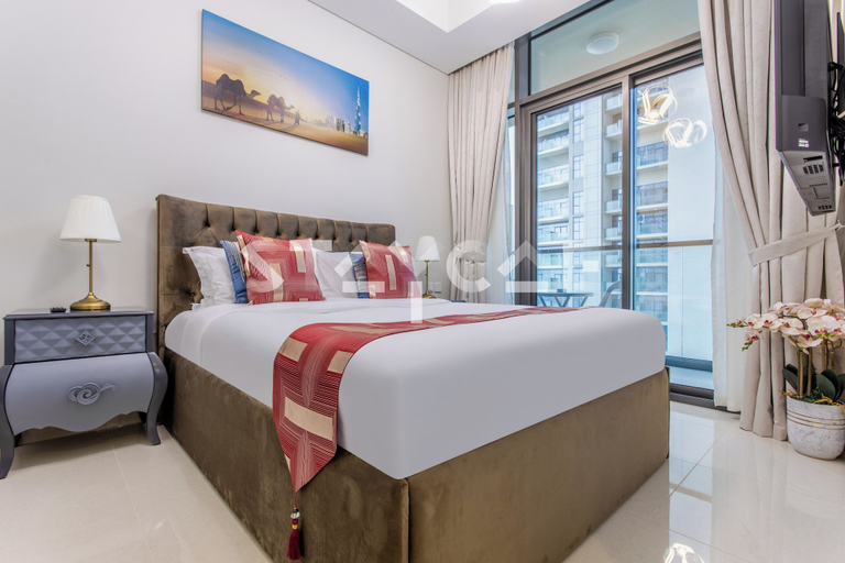 Bedroom 3, Staycae Holiday Homes - Aykon C, Dubai
