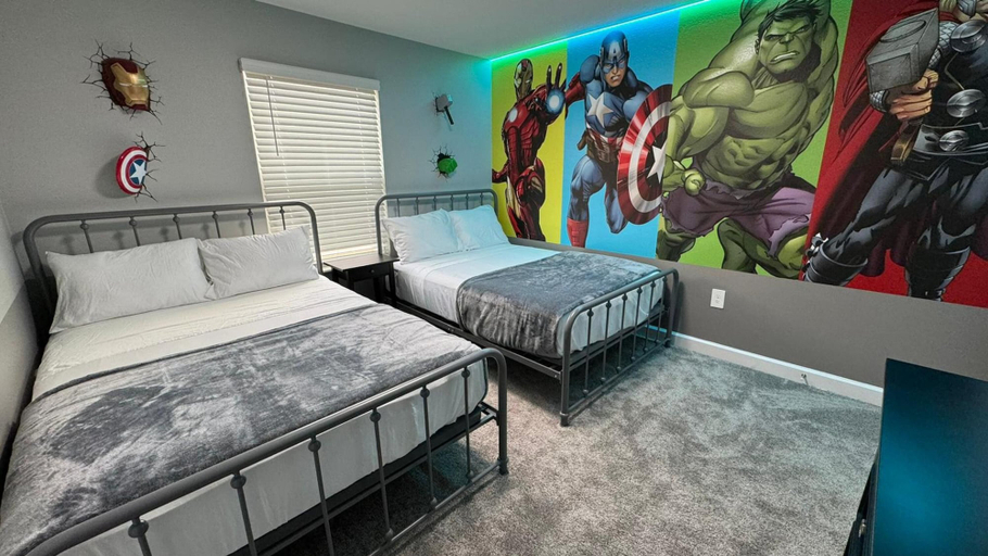 Room 3, Free Waterpark 5Bd Close to Disney Private Pool, Osceola