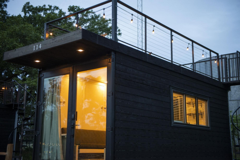Exterior & Views 2, Romantic Container Home-the Honeycomb, McLennan