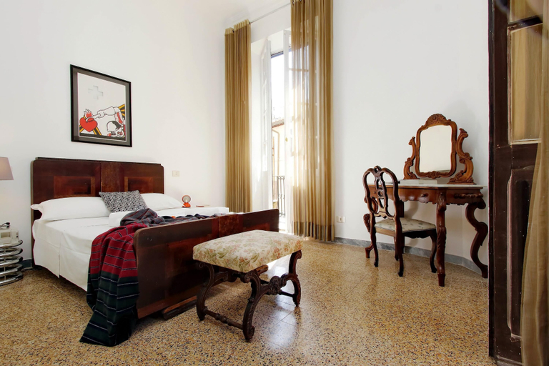 Bedroom 3, Tiberina Spacious Apartment, Rome