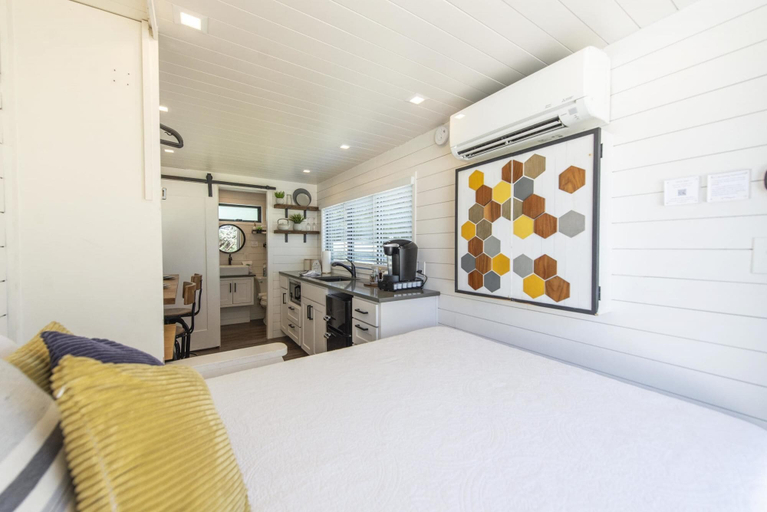 Bedroom 3, Romantic Container Home-the Honeycomb, McLennan