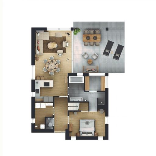 Room 2, Premium Island 6p in Thorn, Thorn