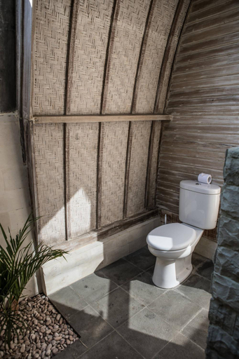 Bathroom 3, Flowers & Fire Yoga Garden, Lombok