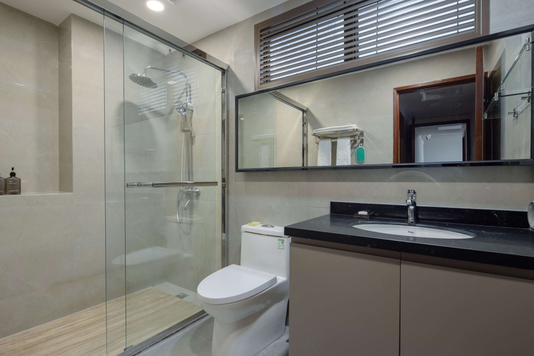 Bathroom, Nanhai Oil Hotel, Zhuhai