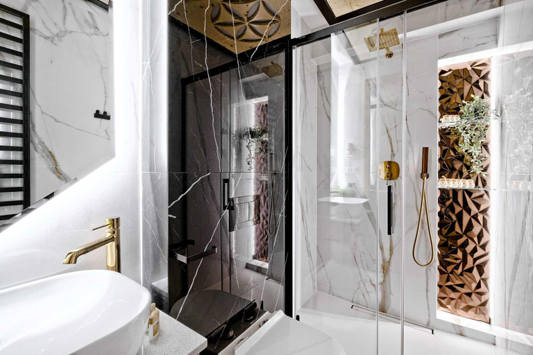 Bathroom 4, Aparthotel Góralski Spa , Tatra