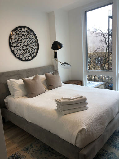 Bedroom 3, Sun-kissed 3BR Loft With Patio Minutes to NYC, Hudson