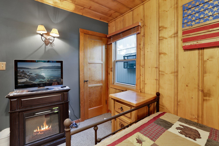 Bedroom 3, OLD School LOG Cabin #2340, San Bernardino