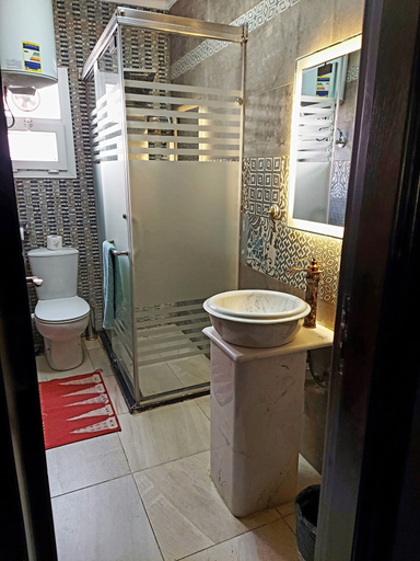 Bathroom 4, Pyramids planet hotel, Unorganized in Al Jizah