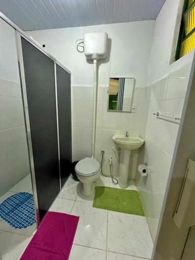 Bathroom, Hotel Fazenda Rancho Mineiro, Engenheiro Paulo de Front