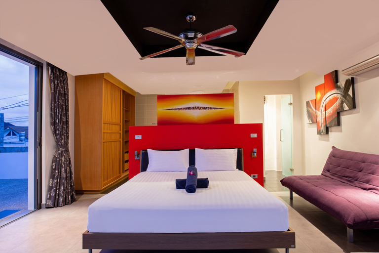 Bedroom 3, Chic and Modern 3BR Pool Villa Kloua, Phuket Island