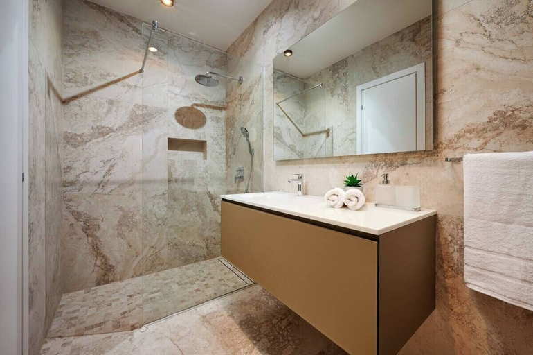 Bathroom 4, Exclusive pool villa with view, Podstrana