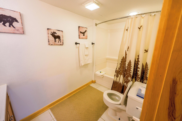 Bathroom, Historic barn at Moosehead Lake, Piscataquis