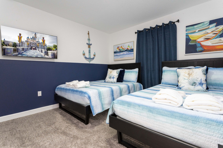 Bedroom 2, Stunning 4 Bd w/ Pool Close to Disney at Champions Gate 1158, Osceola