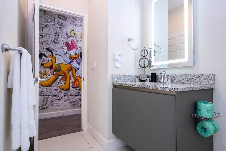 Bathroom 2, Marvelous 3Bd w/ Pool Near Disney at Serenity 1536, Lake