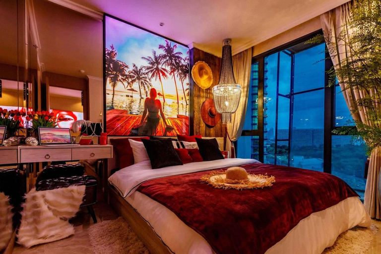 Bedroom 2, Riviera Ocean Drive Luxe Queen Studio Ocean View, Pattaya