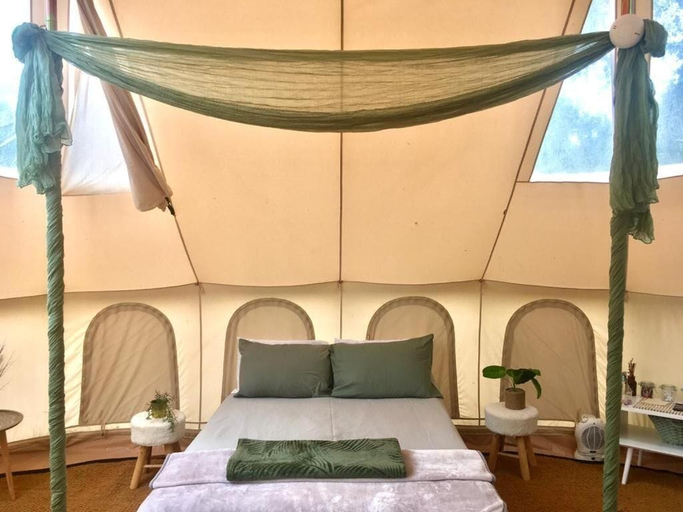 Bedroom 2, Bell Tent Village, Nottinghamshire