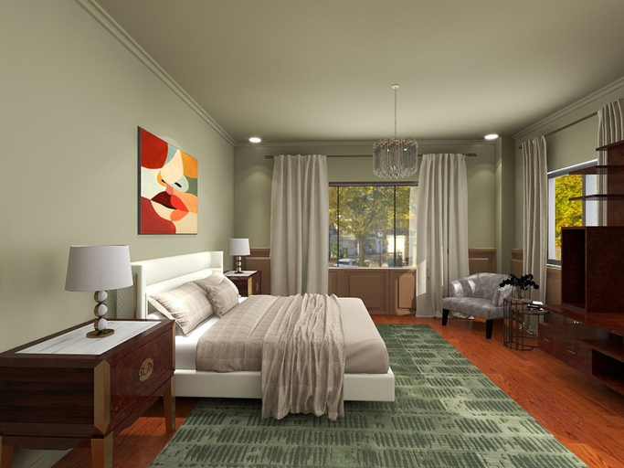 Bedroom 2, Powerhouse on Broadway, Scotts Bluff