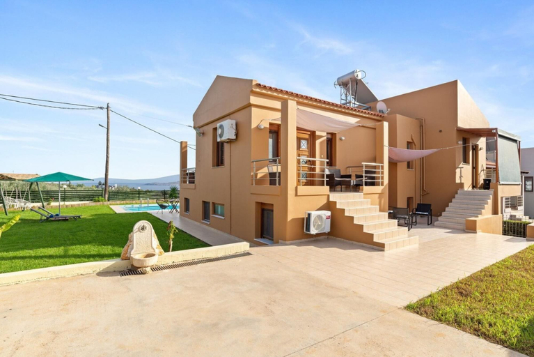 Exterior & Views 2, Villa Roula 3BR Seaview Villa in Chania, Crete