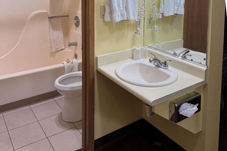 Bathroom, Rodeway Inn, Torrance