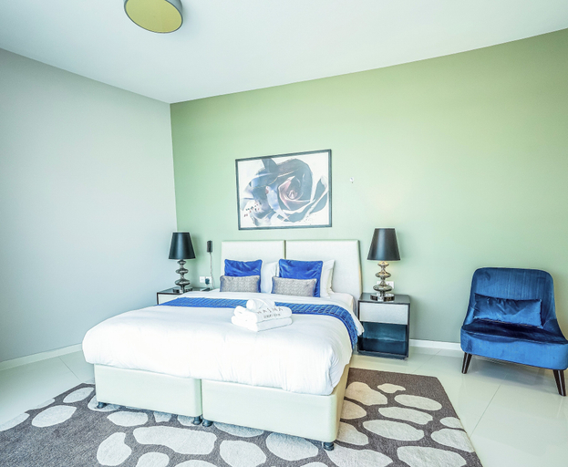 Bedroom, Nasma Holiday Homes - DAMAC Hills Artesia Tower C, Dubai
