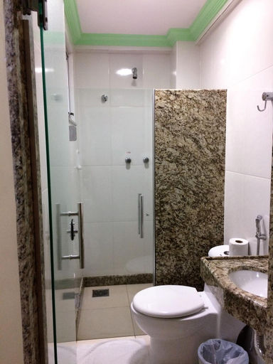 Bathroom 4, Brasil Center Hotel, João Monlevade