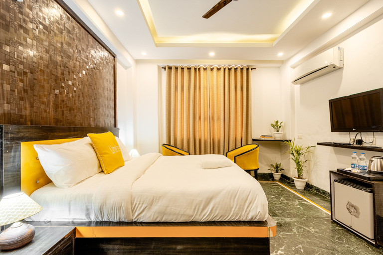 Bedroom 2, Lime Tree Hotel and Banquet Huda Metro, Gurgaon