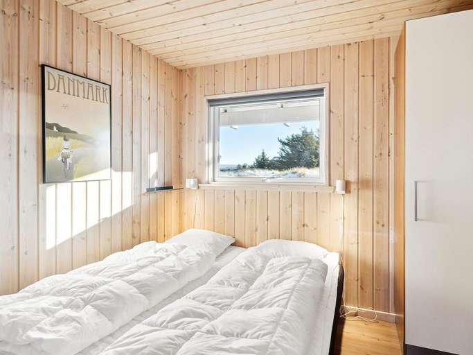 Bedroom, 5 Star Holiday Home in Harboore, Lemvig