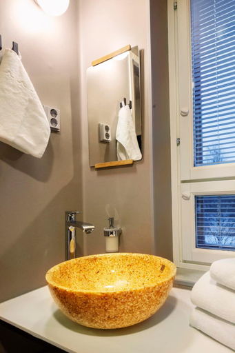 Bathroom 2, Lietsu Boutique Aparthotel - Huoneistohotelli Lietsu, North Karelia