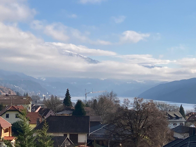 View from property 5, Holiday Home Seeboden Near Ski & Lake Views, Spittal an der Drau