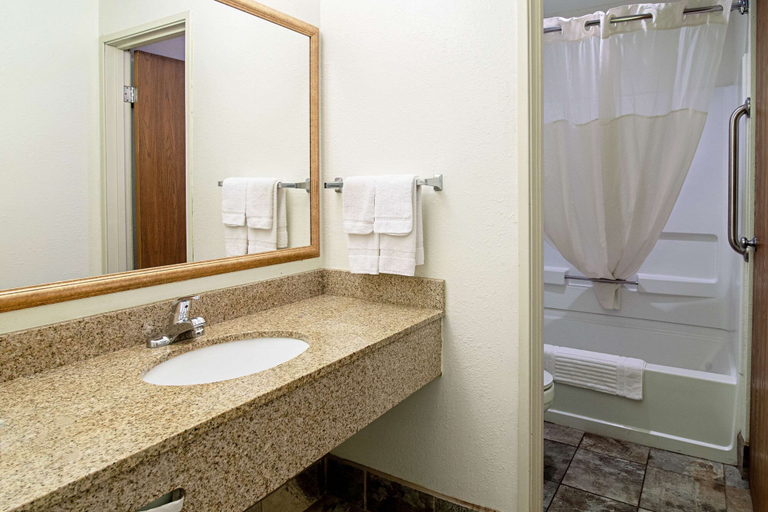 Bathroom 3, Quality Inn Aberdeen, Brown