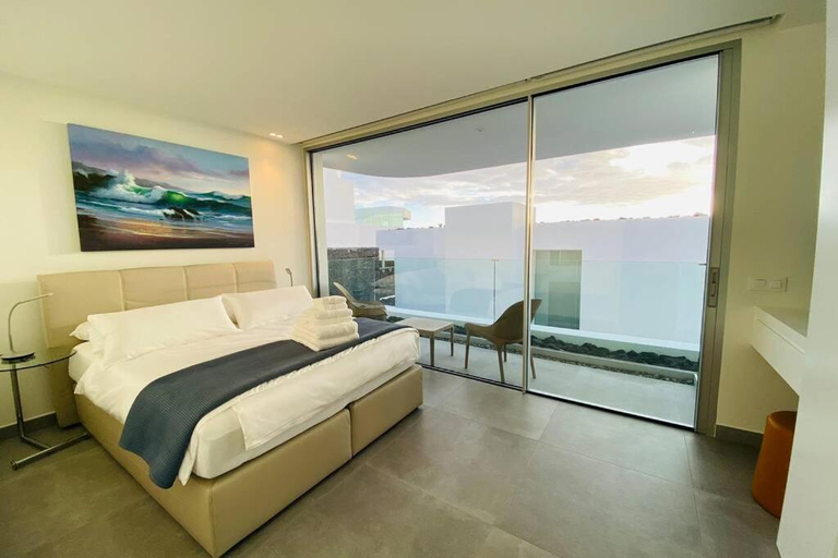 Bedroom 3, Luxury Villa - new building with panoramic sea view, Santa Cruz de Tenerife