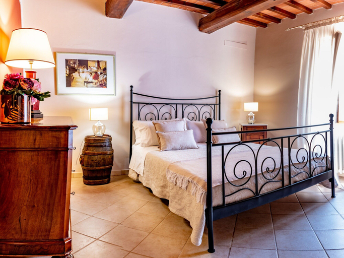 Bedroom 4, Cottage in Tuscany With Private Pool, Pistoia