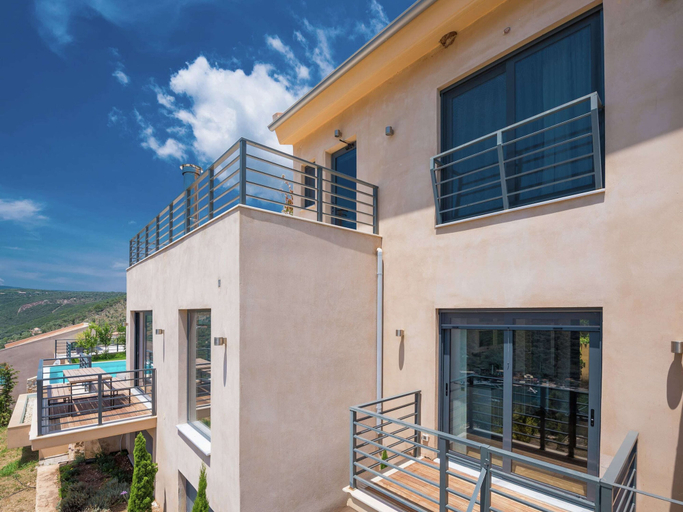 Exterior & Views, Sivota Bay View Villa with Hot Tub, Private Pool, Garden, Ionian Islands